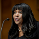 Lisa Cook, nominee to be a member of the Federal Reserve Board of Governors, speaks during the Senate Banking, Housing and Urban Affairs Committee confirmation hearing on Thursday, Feb. 3, 2022, in Washington.